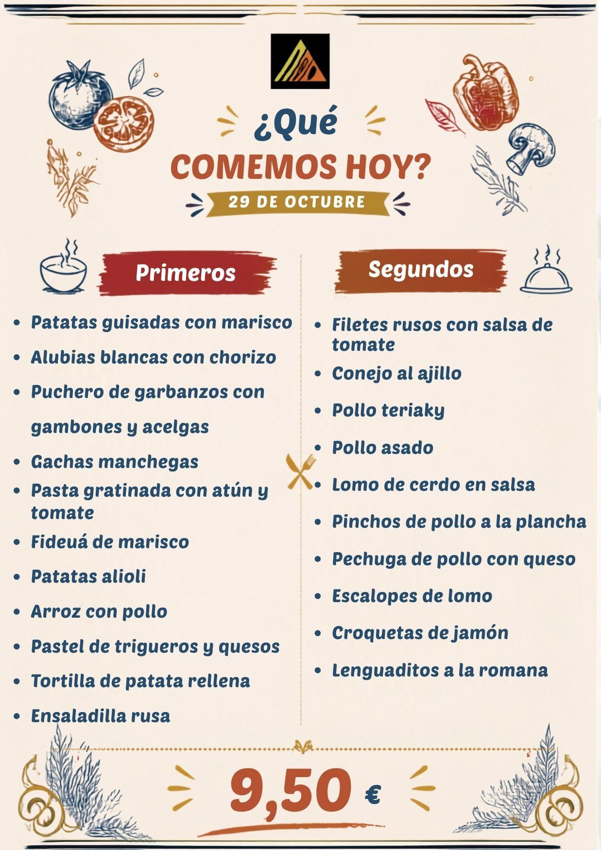 que comemos hoy arganda-comida para llevar